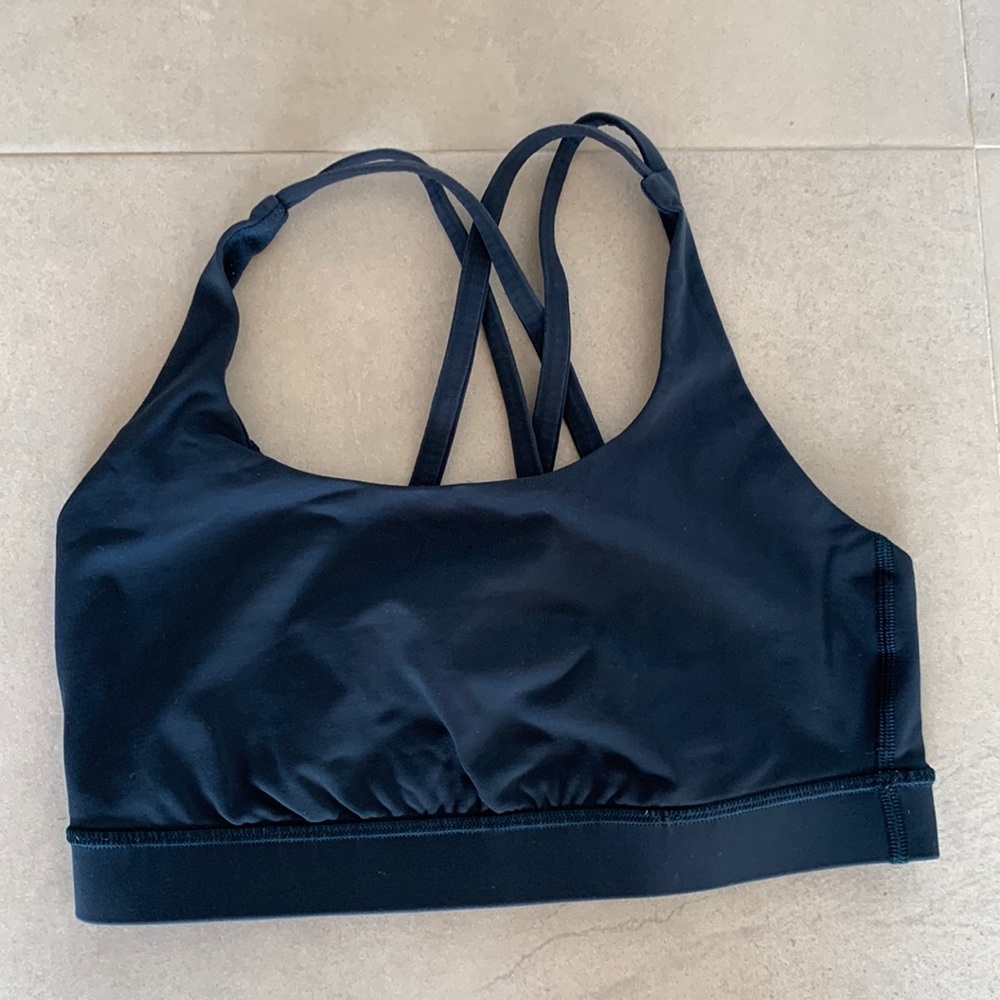 Lululemon Dark turquoise energy bra
